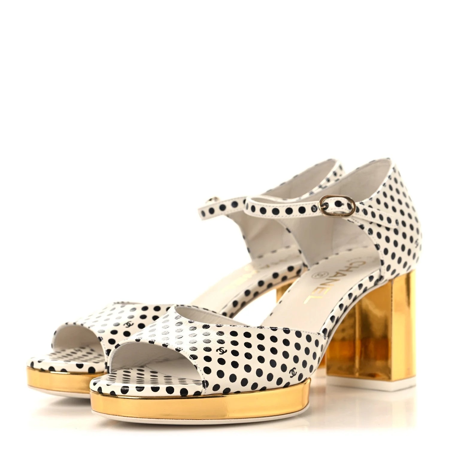 Printed Polka Dot CC Platform 36.5 4