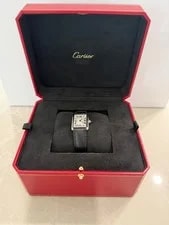 Cartier Tank Must, Small, Steel Case, Calfskin Strap Quartz Movement 2