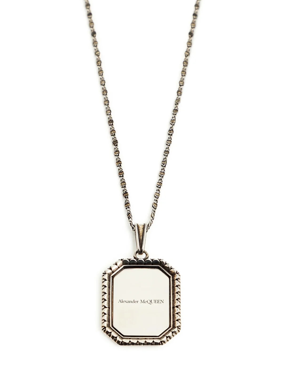 Alexander Mcqueen Plate Medallion Cameo Chain — 2