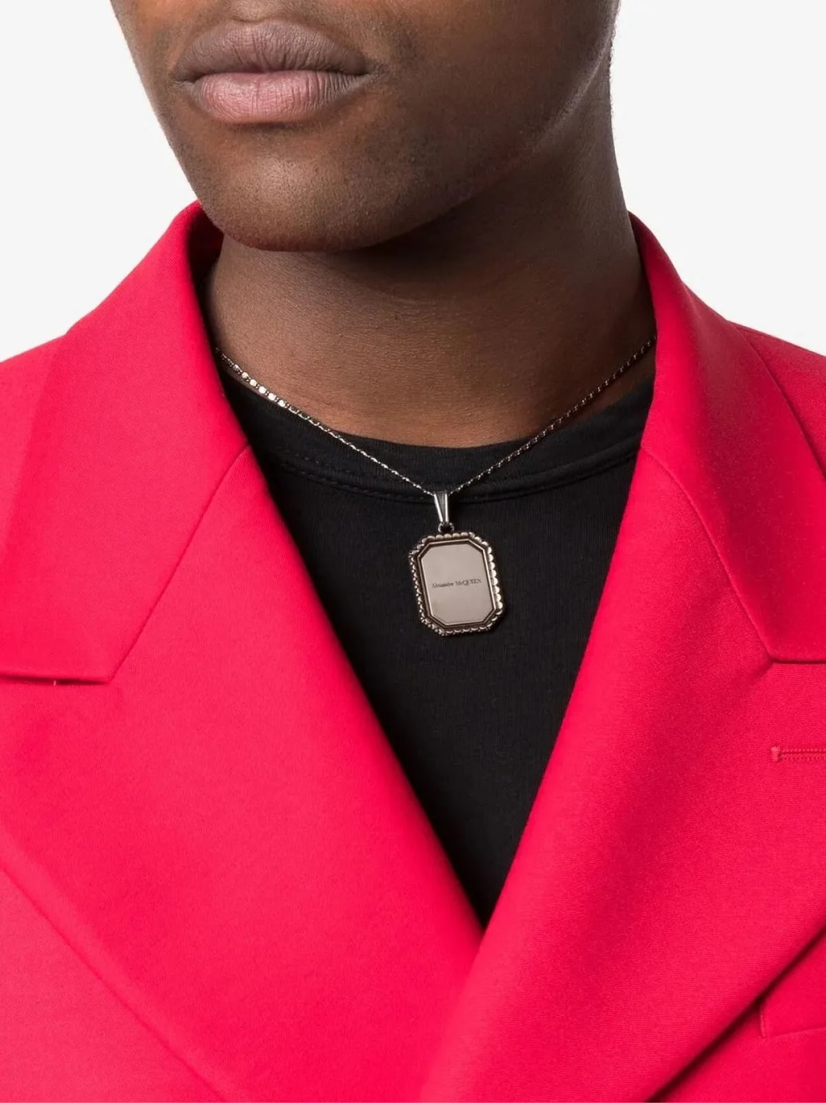 Alexander Mcqueen Plate Medallion Cameo Chain — 3