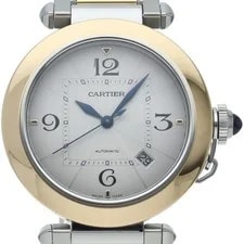 Cartier Pasha de 41mm Two-Tone W2PA0009 K18YG/Stainless Steel ...