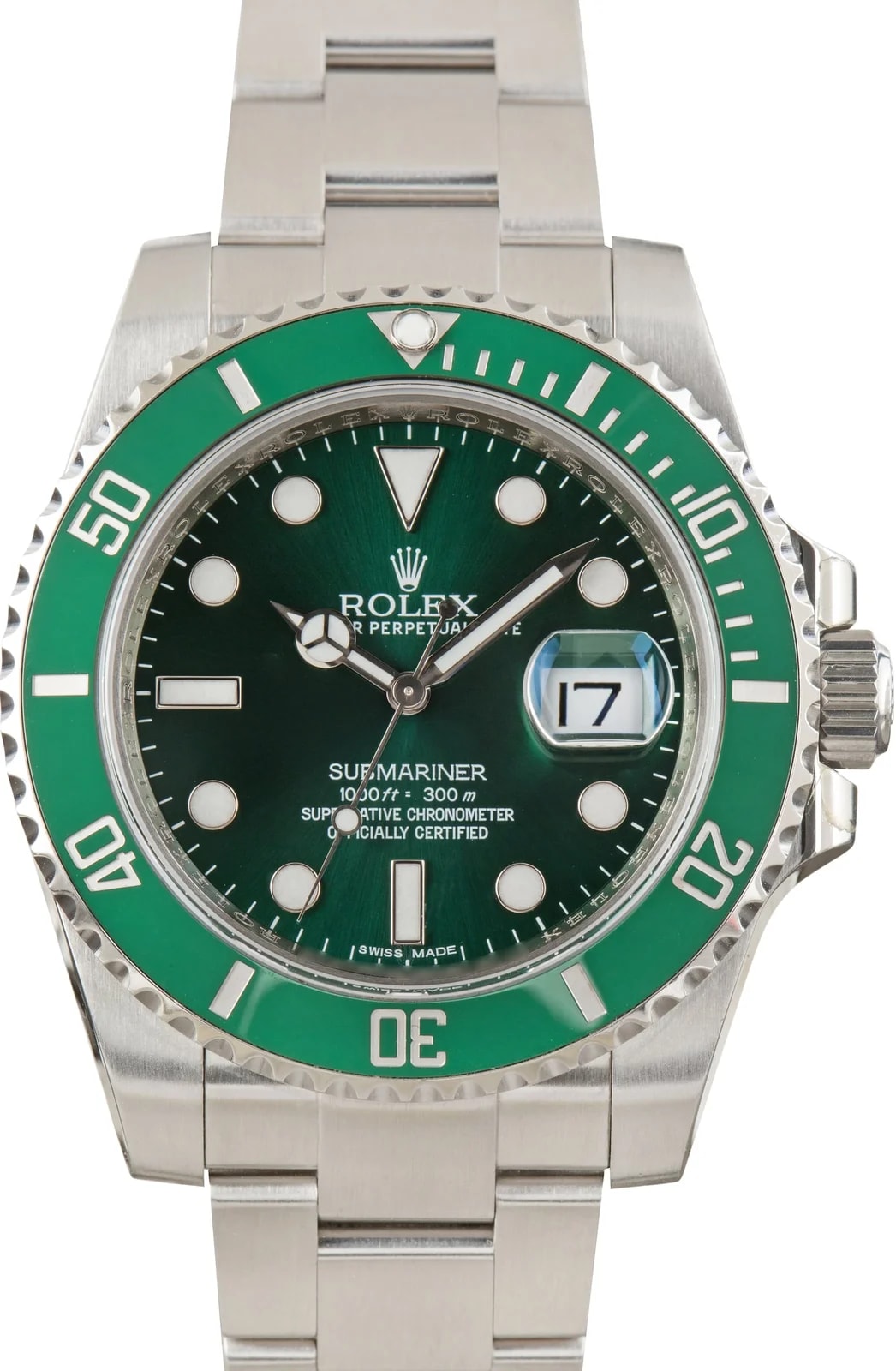 Rolex Submariner Hulk Ref 116610LV Green Bezel 2