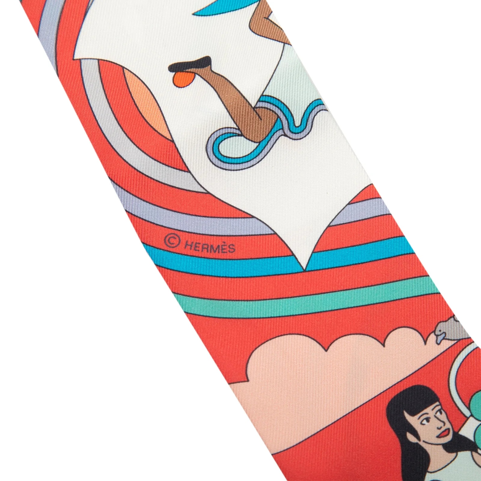 Carres Volants Twilly Scarf 3