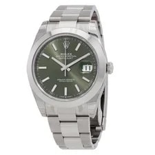 Rolex Datejust 41 Green Dial Automatic Oyster M126300-0019 3