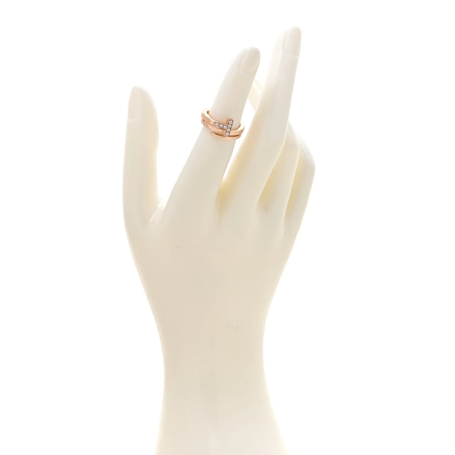 18K Rose Gold T Square Wrap 48 4.5 2