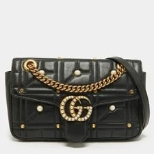 Gucci — Gucci GG Marmont Pearly Small Matelasse — Handbag — resale