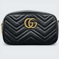 Gucci — Gucci GG Marmont Small 447632 Chain Crossbody Boxed — Handbag — resale
