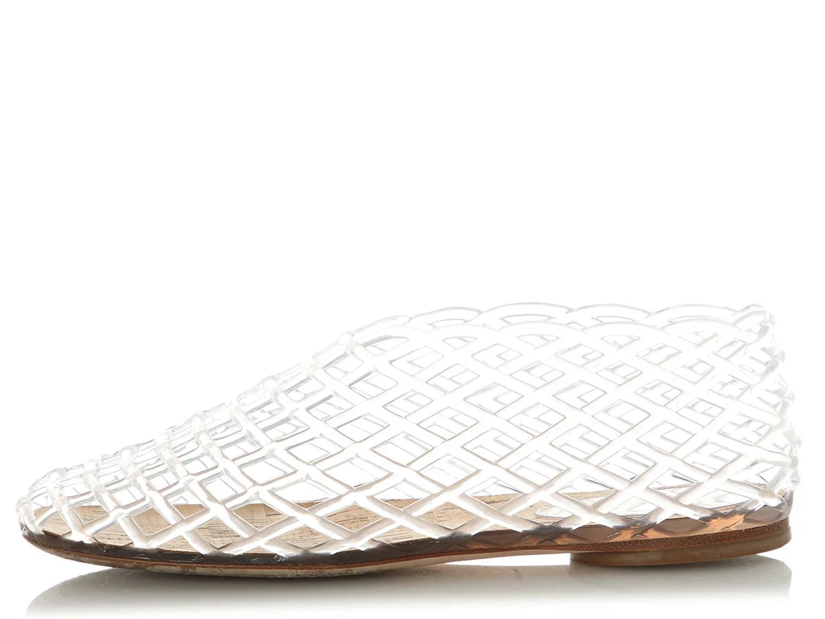 The Row — The Row Clear Mara Jelly — Designer Shoe — resale
