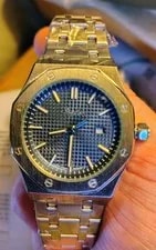 Lucky Fours Oceanus (Modeled After Patek Philippe Nautilus) in Box! 2
