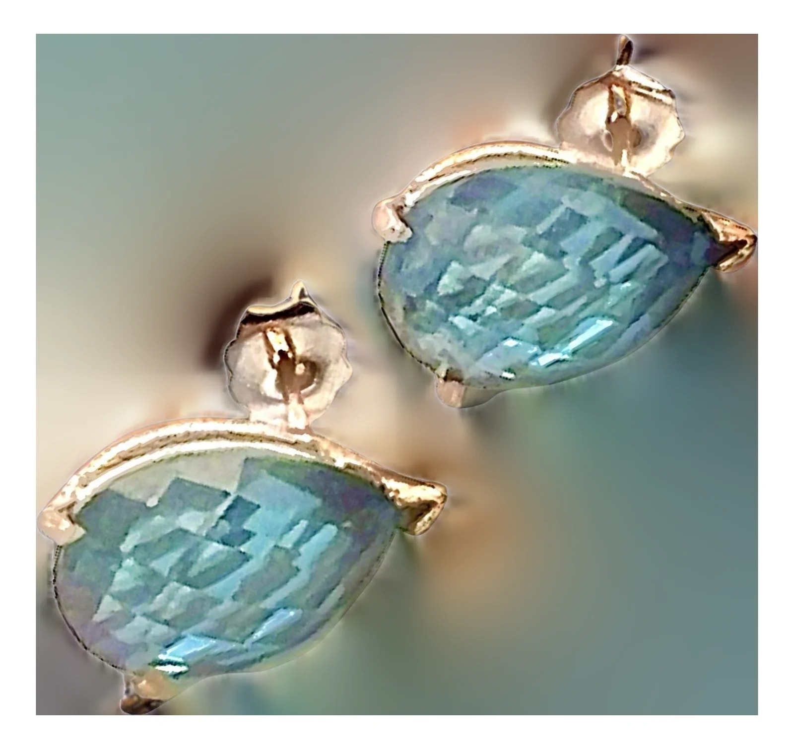 Stud 14k W 12.50 Cts Certified — Jewelry — resale