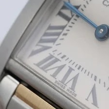 Authentic Cartier Tank Française SM Two-tone W51007Q4 SSxYG Quartz #260-007... 3