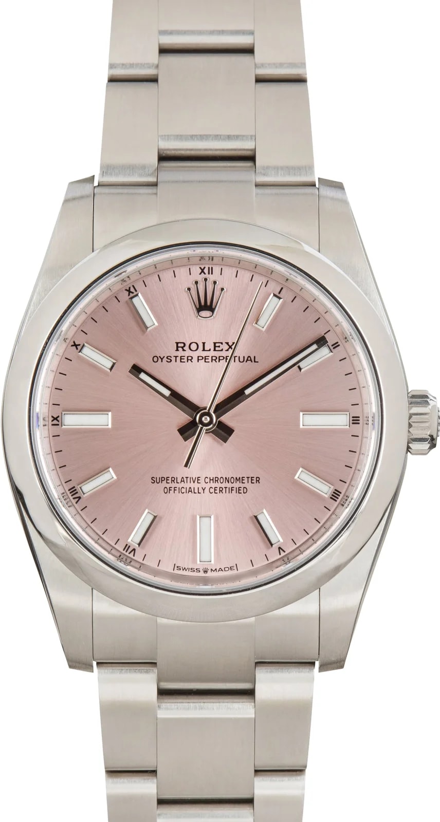 Rolex Oyster Perpetual 34 Pink Dial Ref 124200 2