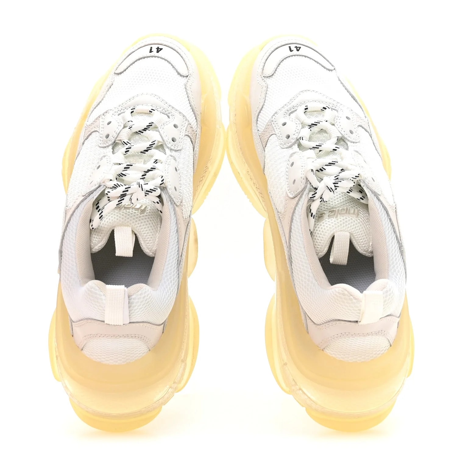 Fabric Clear Sole Triple S 41 2