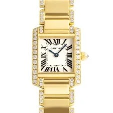 Cartier Watches Tank Francaise SM WE1001RG 18K Yellow Gold 2
