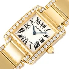 Cartier Watches Tank Francaise SM WE1001RG 18K Yellow Gold 3