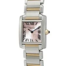 Cartier — Cartier Tank Francaise Limited 160th W51036Q4 Silver / Pink — Watch — resale