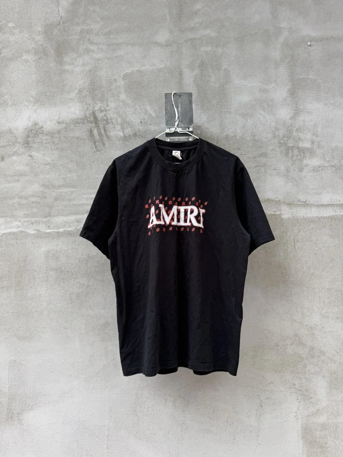 Amiri Tee Shirt Rap Spellout Big Logo 2
