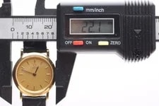 Omega de Ville Cal.1459 22mm Gold Dial Quartz Japan 4