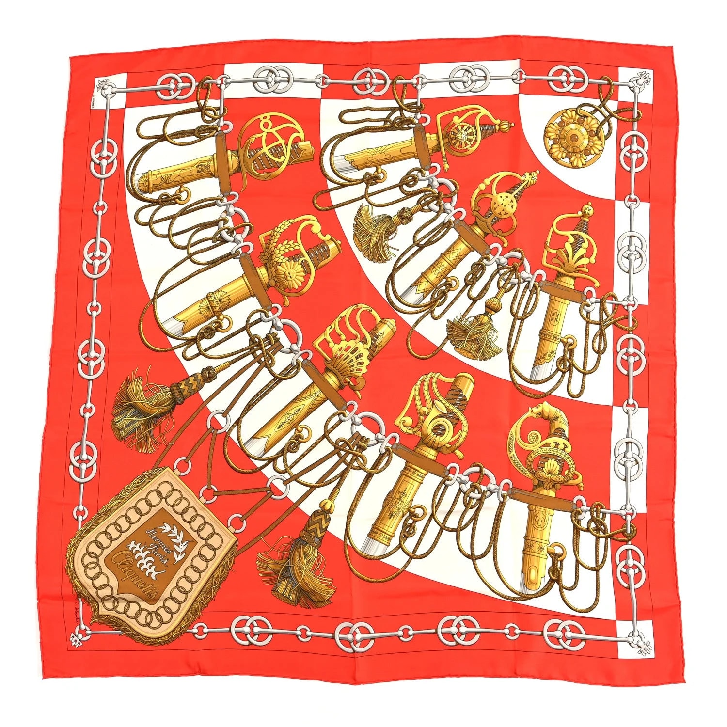 Hermès — Cliquetis Scarf 90 — Accessory — resale