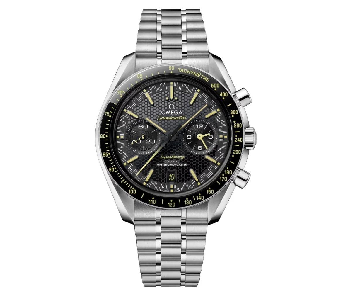 Worldofluxuryus — Omega Speedmaster Two Counters Super Racing Chronograph Stainless Steel — Watch — resale