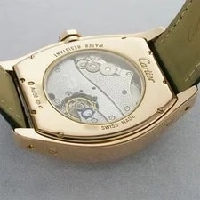 Cartier Date W1556234 48mm 18K Pink Gold Silver #SU3429 4