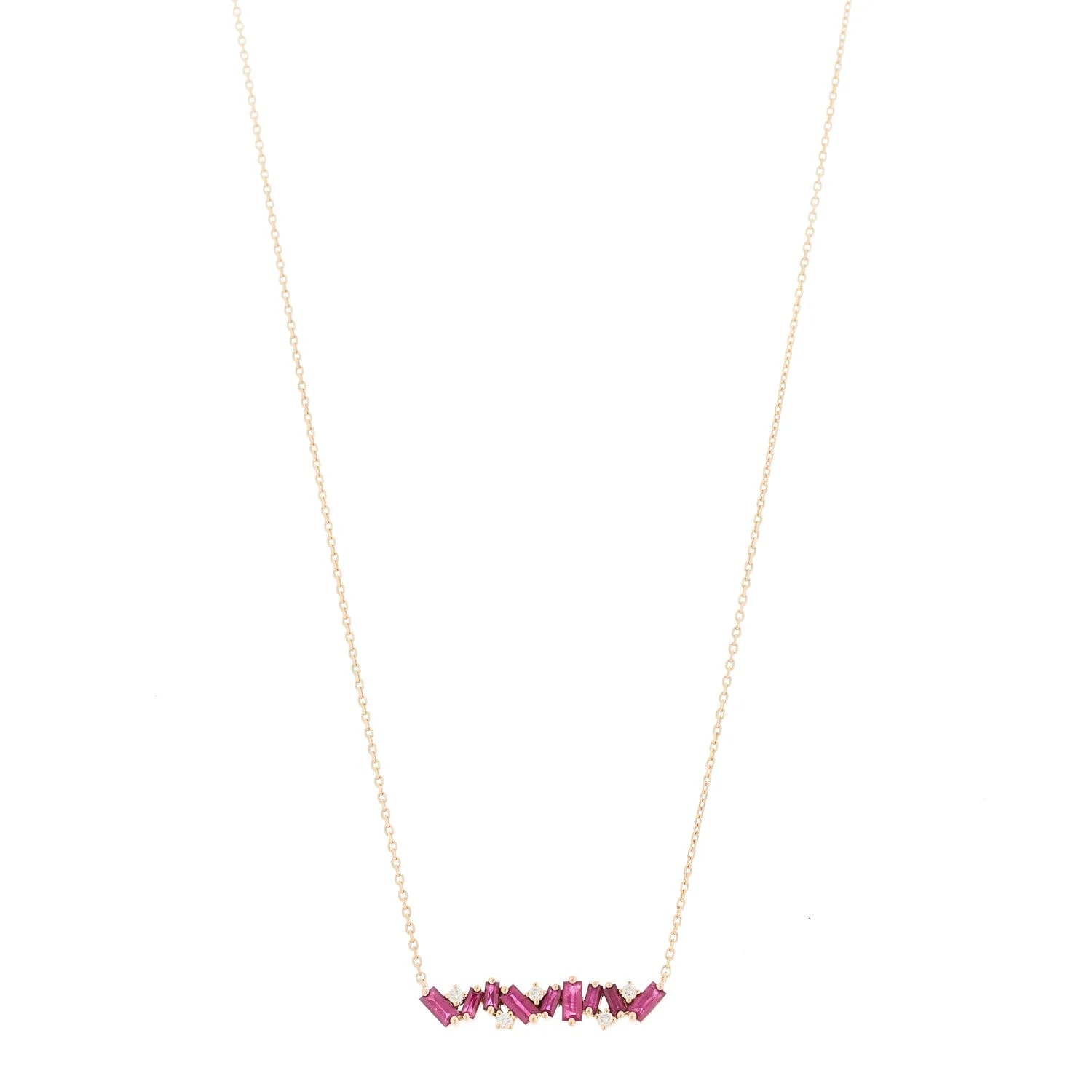 Suzanne Kalan — 18K Rose Gold Fireworks Bar — Jewelry — resale