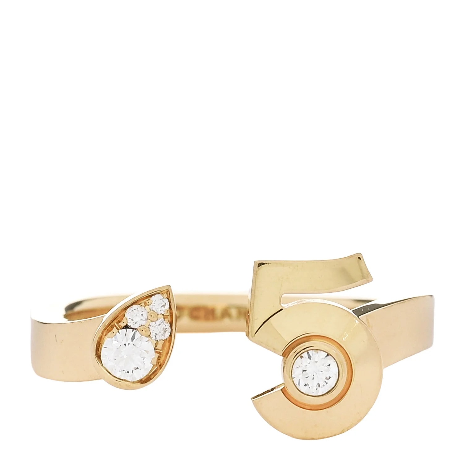 Chanel — 18K Yellow Gold Extrait de No 5 54 7 — Jewelry — resale