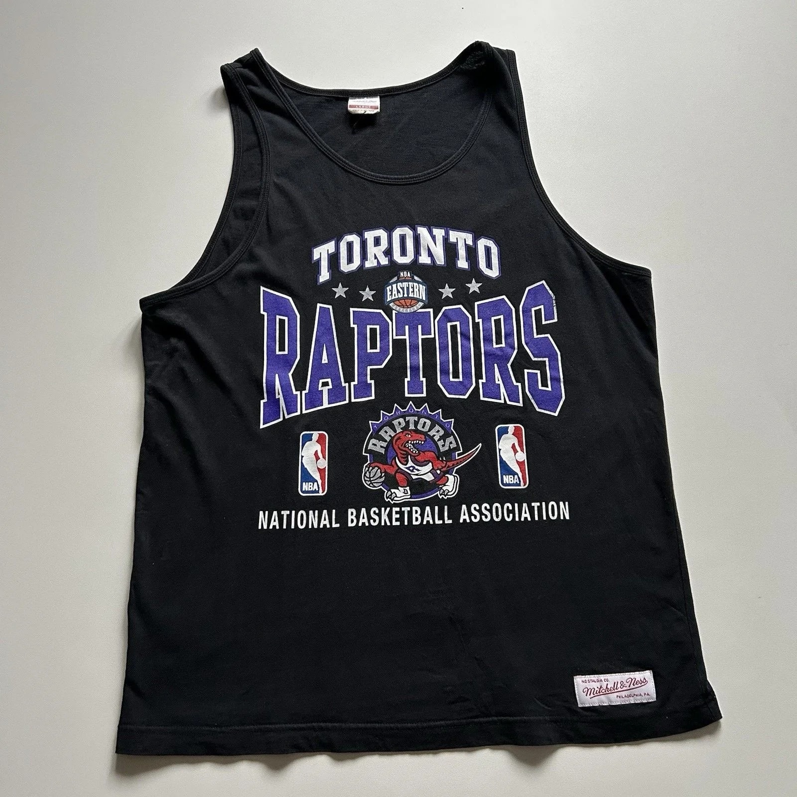 Mitchell & Ness NBA Toronto Raptors Tank Top Shirt Large Y2K — streetwear — resale