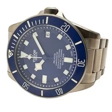 Tudor Bellagos 25600TB Titanium Automatic Winding Date Blue Dial F/S 2
