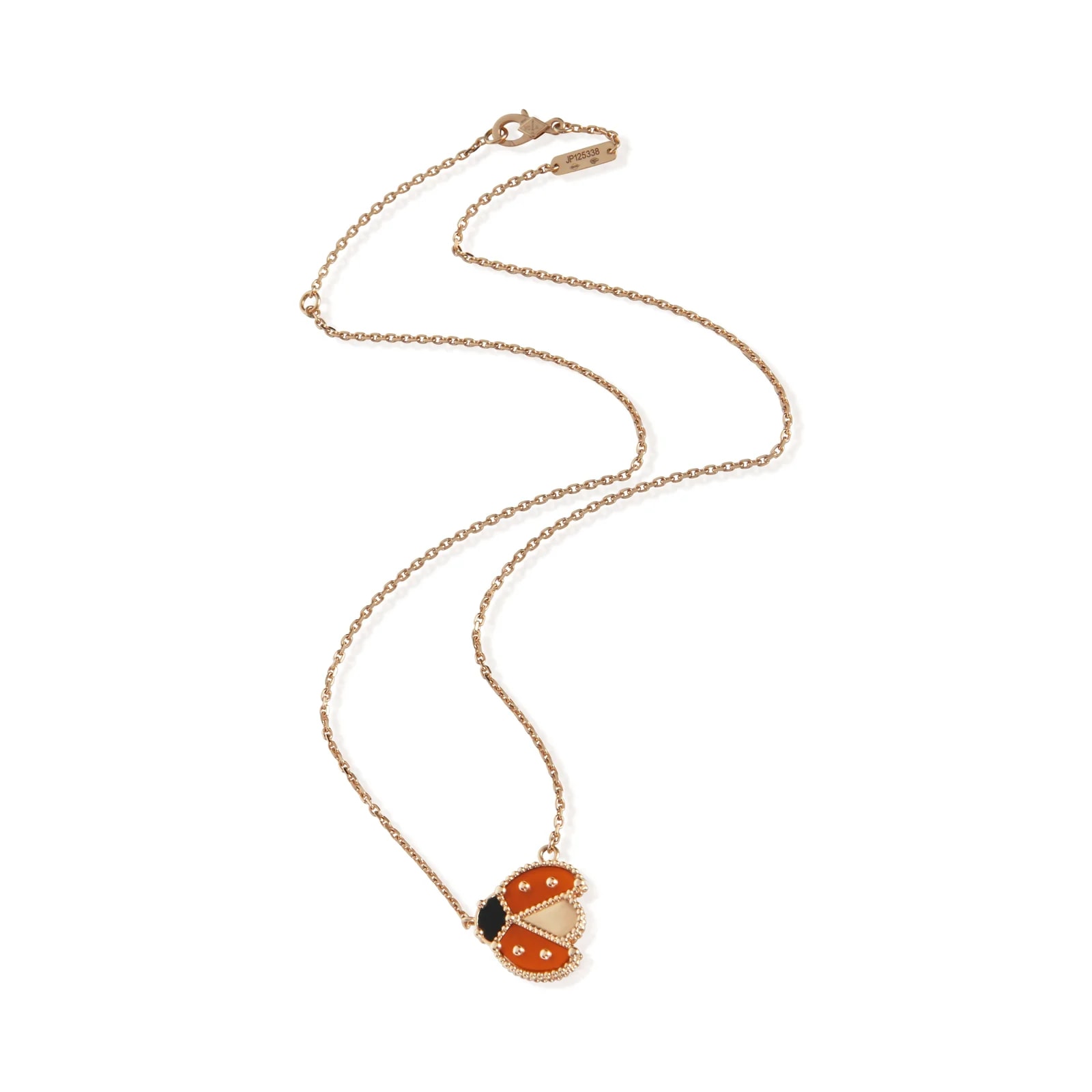 Van Cleef & Arpels Rose Gold Carnelian and Lucky Spring 18k 2