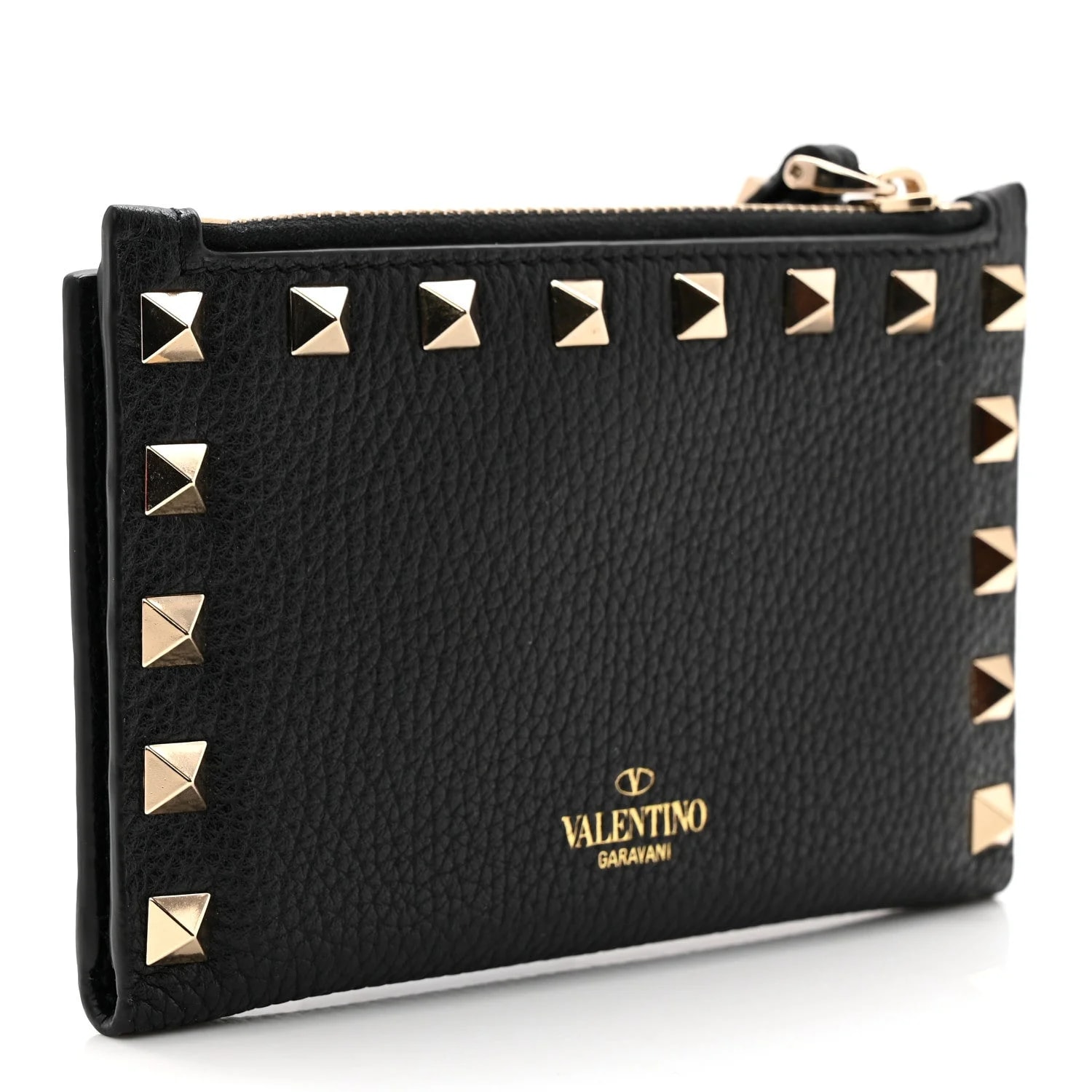 Pebbled Rockstud Coin Case Card Holder 3