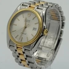 Tudor Monarch Quartz 15633 35mm Steel/Gold Polished Case 4