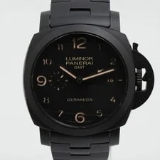 Panerai — Panerai Luminor 1950 3Days GMT Tuttonero PAM00438 Ce×ti Ce×ss AT Black Dial 3 Ex — Watch — resale