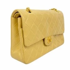Auth [6gd4100] Chanel Matrasse W Flap WChain Gol... 2
