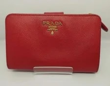 Excellent Condition Prada Bi Fold Wallet L Zip 1ML225 From Japan 2