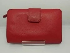 Excellent Condition Prada Bi Fold Wallet L Zip 1ML225 From Japan 4