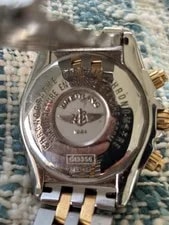 Breitling Chronomat Evolution C13356 18k Gold Steel Chronograph 44MM Automatic 3