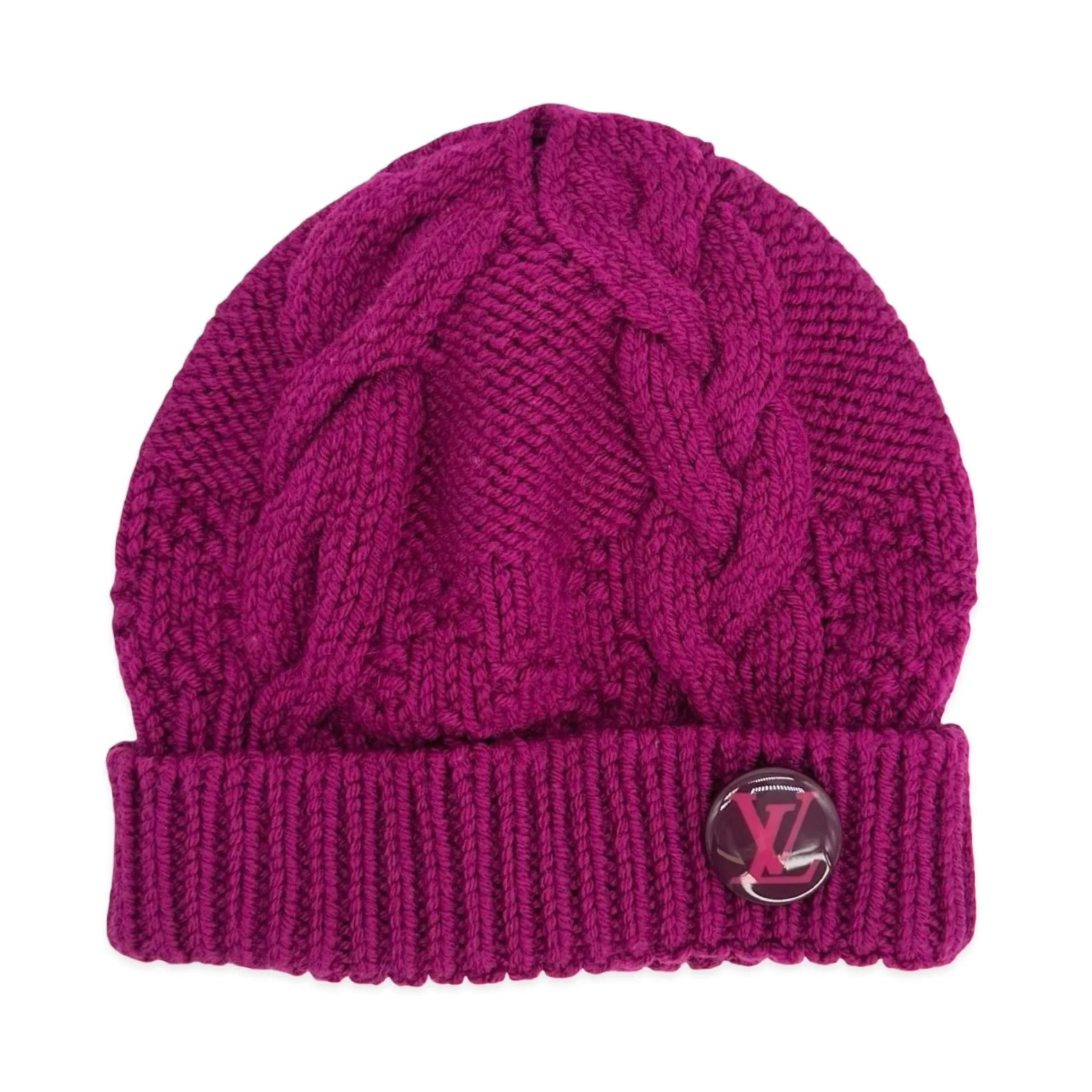Luv Luxe Scottsdale — Louis Vuitton Cable Button Beanie Hat — Accessory — resale