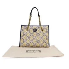 Gucci Quilted Medium Chain GG Effect Fabric Marmont 675796 #BCB1001 2