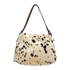 Fendi Mamma Baguette Dalmatian Print Fur 2