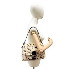 Fendi Mamma Baguette Dalmatian Print Fur 3