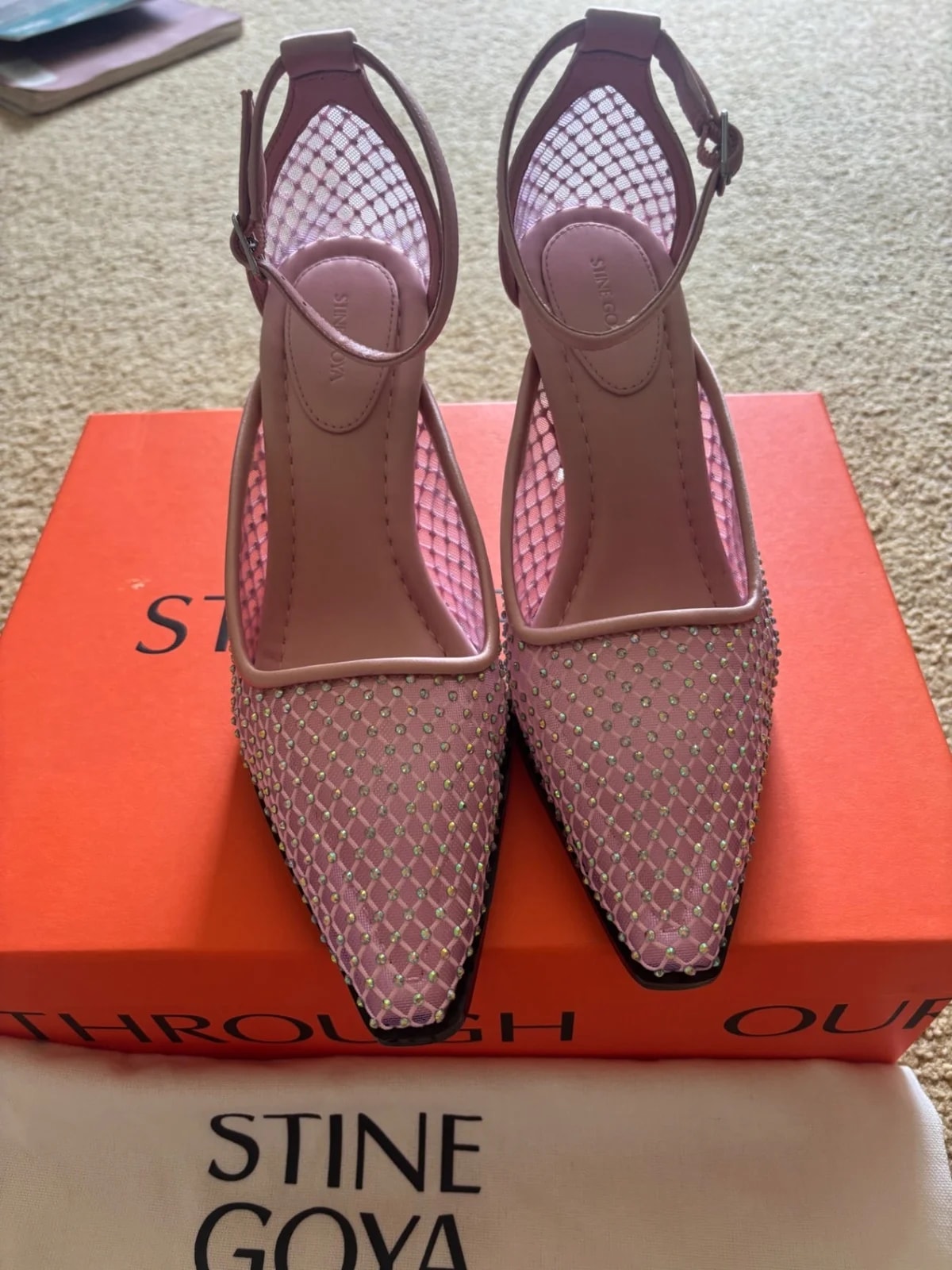Stine Goya With Rhinestones Heeled 4