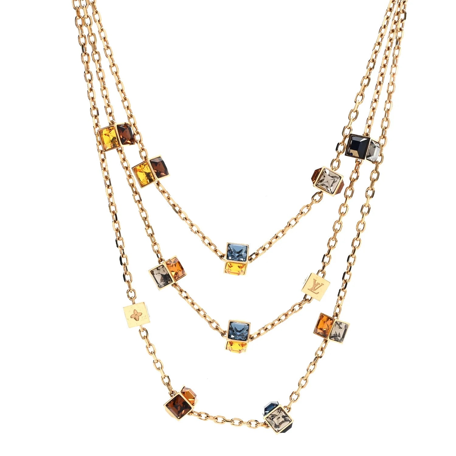 Louis Vuitton — Swarovski Metal Gamble Long — Jewelry — resale