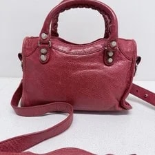 Auth Balenciaga Giant 12 City Mini 2013 Coquelicot 309544 4