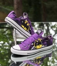 Converse Chuck Taylor All Star DC Comics Batman & Catwoman ’s Size 8 Custom 2