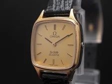 Vtg 1979 N Omega de Ville 591.0023 Cal.1353 Gold Qz 21mm Japan 3