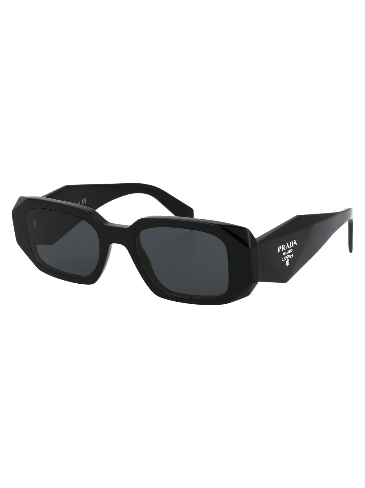 Prada 0pr Bold Geometric Acetate Sunglasses — 2