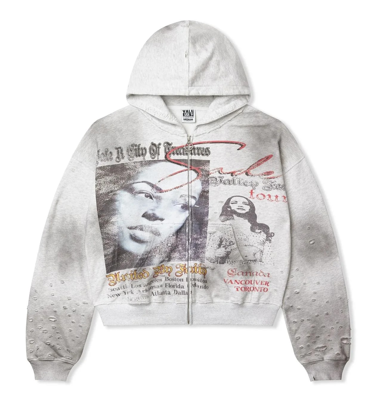 Forever Valley Fest Zip Up Hoodie — streetwear — resale