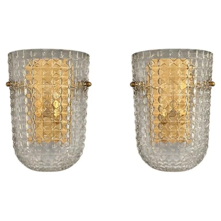 Murano — Pair of Murano Wall Sconces — lighting — resale