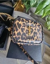 Saint Laurent Lou Leopard Chain 3